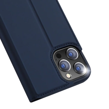 Dux Ducis Skin Pro Holster Flip Cover für iPhone 13 Pro Max blau