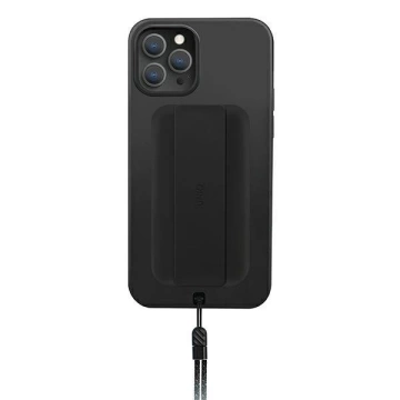 UNIQ Hülle Heldro iPhone 12 Pro Max 6.7 "schwarz / Mitternachtsschwarz Antimikrobiell
