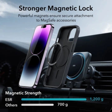 Esr ch halolock magsafe iphone 14 pro max schwarz