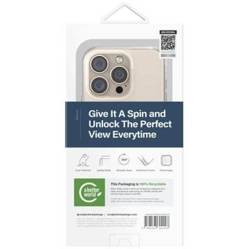 UNIQ Swivix 360 Drehbarer Ständer Case Gold für iPhone 16 Pro 6,3″