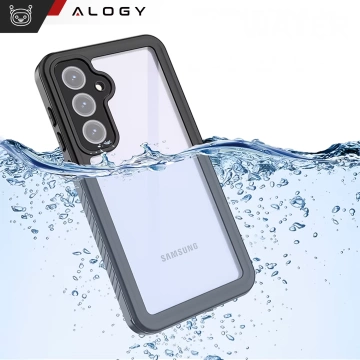 Etui Wodoodporne Alogy HydroArmor™ IP68 Case z przezroczystym tyłem Pancerna obudowa 360 do Samsung Galaxy S24 FE