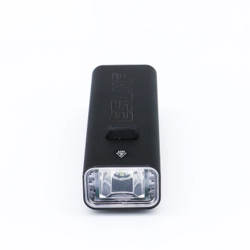Alogy P12 Fahrradlicht schwarz Fahrradlicht vorne LED-Frontlicht Fahrradbeleuchtung wasserdicht IPX5