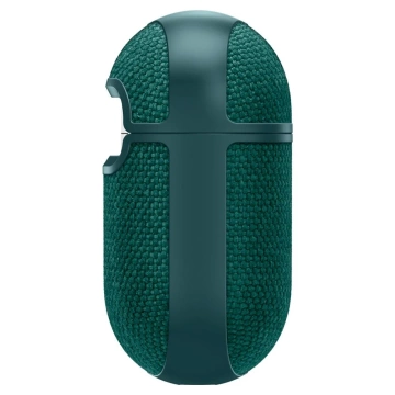 Apple AirPods 4 Hülle Spigen Urban Fit Mitternachtsgrüner Karabiner