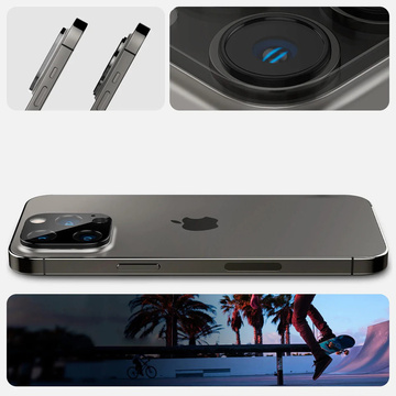 Kameraabdeckung spigen optik.tr Kameraschutz 2er-Pack iPhone 14 Pro / 14 Pro Max Schwarz