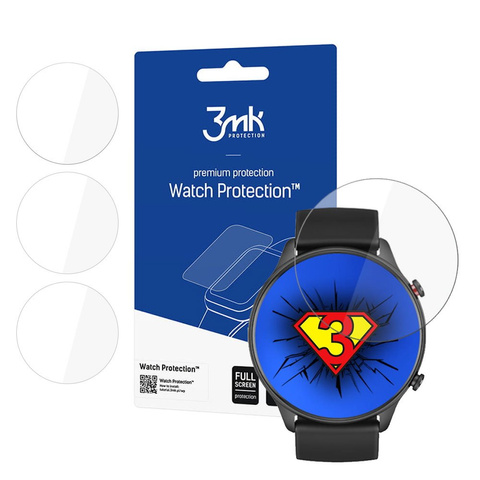 Displayfolie 3mk Watch Protection x3 für Xiaomi AmazFit GTR