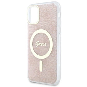 Etui Guess GUHMN61H4STP für iPhone 11 6,1" Hardcase 4G MagSafe