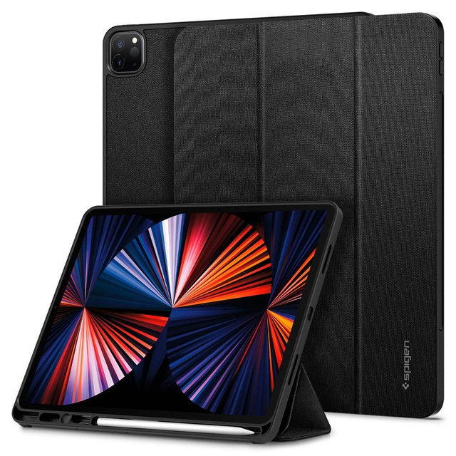 Etui Spigen Urban Fit Bleistift für Apple iPad Pro 12.9 2021 Schwarz