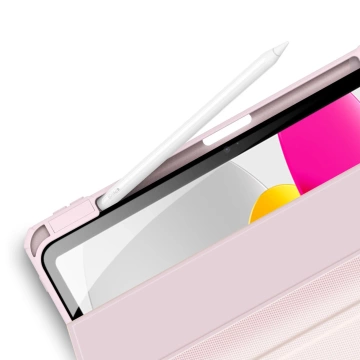 Dux Ducis Toby Hülle iPad 10.9'' 2022 (10 Gen.) Hülle mit Platz für Apple Pencil Stylus Smart Cover Ständer Pink
