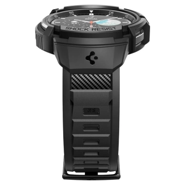 Etui Spigen Rugged Armor „Pro“ für Samsung Galaxy Watch 6 Classic (47 mm) schwarz