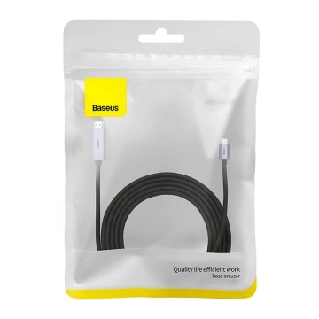 Baseus USB-C-zu-HDMI-Kabel, 4K, 3 m (schwarz)