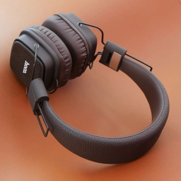 HOCO kabellose Bluetooth-Kopfhörer W56 braun