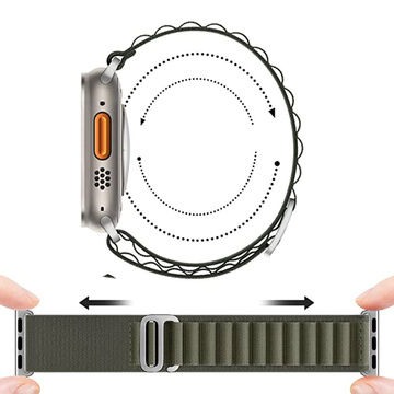 Alogy Sportarmband für Apple Watch 4/5/6/7/8/SE/Ultra (42/44/45/49 mm) Grün