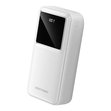 Powerbank Vention FHMW0 30000mAh, 22,5W Weiß
