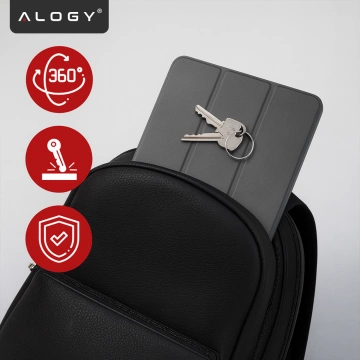 Handyhülle Wasserdichtes Gehäuse Alogy universal IPX8 bis 6,5 Schwarz