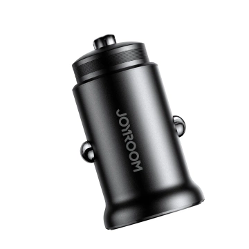 Joyroom JR-CCN06 30W Metall-Autoladegerät, 2x USB-C – Schwarz