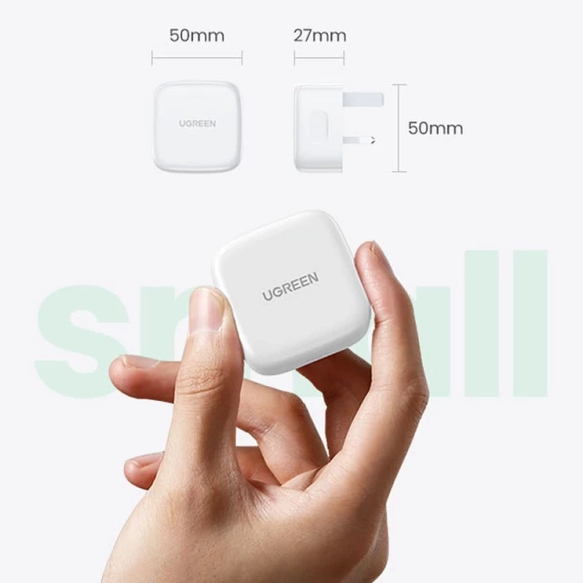 Ugreen ładowarka sieciowa USB Typ C Power Delivery 3.0 Quick Charge 4.0 20W 3A (wtyczka UK) biały (CD137)