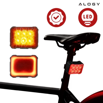 LED-Fahrradlicht, Fahrrad-Taschenlampe, wasserdichtes Licht, Vorder- und Rücklicht, IP65, vorne und hinten