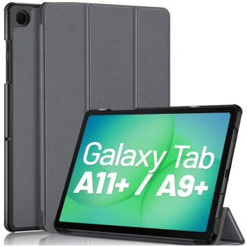 Etui do Samsung Galaxy Tab A11+ (X310/X315/X316) / A9+ 2023 11" (X210/X215/X216) obudowa z klapką na tablet Slim Case Alogy Szare