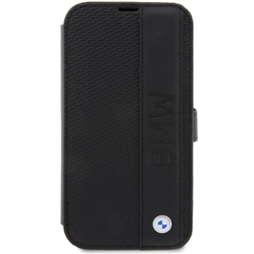 Etui BMW BMBKP14L22RDPK für Apple iPhone 14 Pro 6,1" Bücherregal Leder Strukturiert