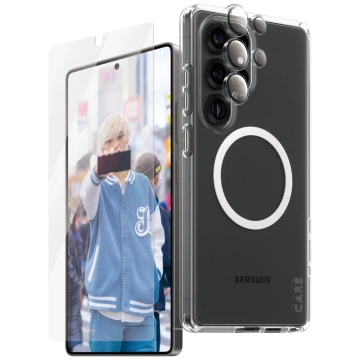 CARE Flagship 3in1 Kit für Samsung Galaxy S25 Ultra Hülle Glashalter