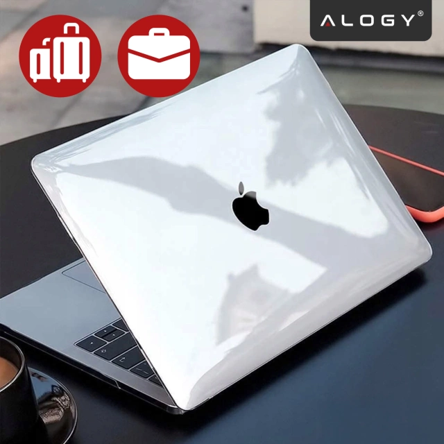 Etui Ochronne do Apple MacBook Air 13 13.6" M2 (2022) / M3 (2024) / M4 (2025), Smukłe i Przezroczyste, Alogy HardCase™ – Transparentne