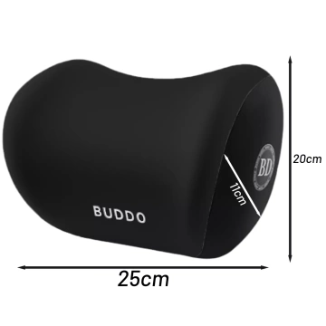 Alogy Autokissen Kopfstütze Memory Foam Schwarz