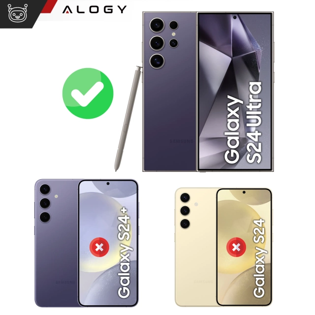 Szkło do Samsung Galaxy S24 Ultra nakładka na aparat obiektyw obiektywy aparatu Alogy Lens Protector PRO+ osłona ochronna