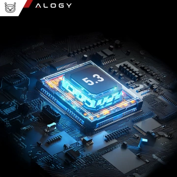 Transmiter samochodowy z Ładowarką Alogy PowerTune USB-A USB-C szybkie ładowanie PowerDelivery PD30W Quick Charge QC3.0 Czarny