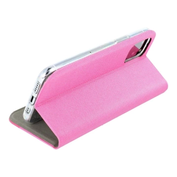 SENSITIVE Book Case für Samsung Galaxy S25 Pink Stand 360