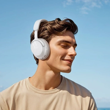 HOCO kabellose Bluetooth-Kopfhörer W53 weiß