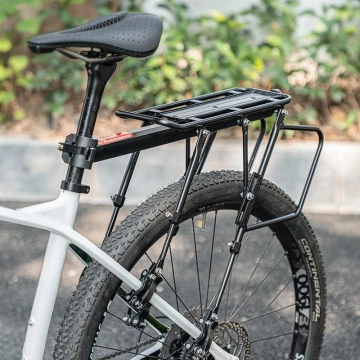 Rockbros 33210004001 Fahrradträger mit Ablage – Schwarz