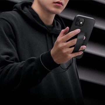 UNIQ Hülle Heldro iPhone 12 Pro Max 6.7 "schwarz / Mitternachtsschwarz Antimikrobiell