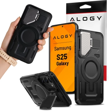 Hülle für Apple iPhone 16 Pro Max Alogy Anti-Shock Hybrid Case für MagSafe Transparent