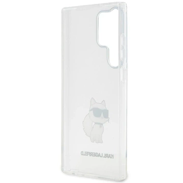 Handyschutzhülle Karl Lagerfeld KLHCS23LHNCHTCT für Samsung Galaxy S23 Ultra S918 transparente Hardcase Ikonik Choupette