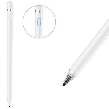 Precision Stylus Pen Active Stylus Pen für den Touchscreen des Tablets / Telefons Weiß