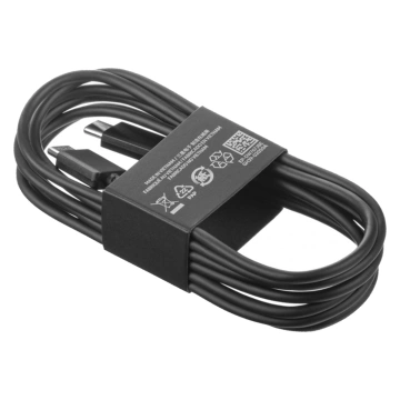 Original Samsung USB-C-auf-USB-C-Kabel EP-DW767 zum Aufladen, 1,8 m, 3 A, 25 W/45 W, Weiß