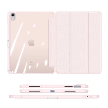 Dux Ducis Toby Hülle iPad 10.9'' 2022 (10 Gen.) Hülle mit Platz für Apple Pencil Stylus Smart Cover Ständer Pink