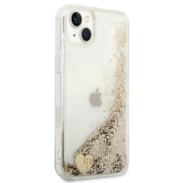 Etui Guess GUOHCP14MGLHFLGO für Apple iPhone 14 Plus 6,7" złoty/gold Hardcase Glitter Charms
