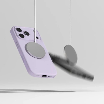 Etui do iPhone 17 Pro Ringke Silicone Magnetic MagSafe Fioletowe