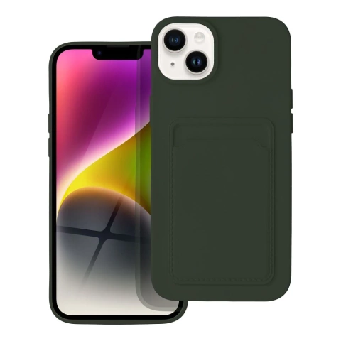 KARTENHÜLLE für IPHONE 14 PLUS grün