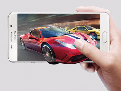 Gehärtetes Glas Vollbild Samsung Galaxy A5 2016 Pink