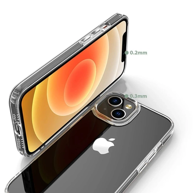 Hülle Flexair Hybrid für Apple iPhone 15 Plus Clear