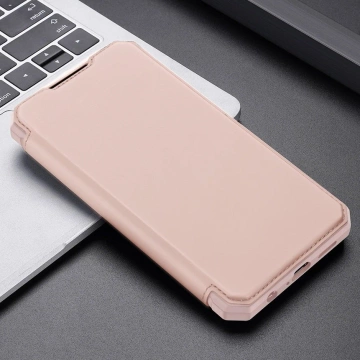 DUX DUCIS Skin X Holster Cover mit Flip Cover für Samsung Galaxy A72 4G rosa