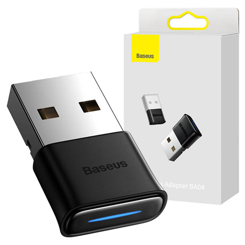 Baseus 7-in-1 USB 5.0 Empfänger Bluetooth 20m für PC Schwarz