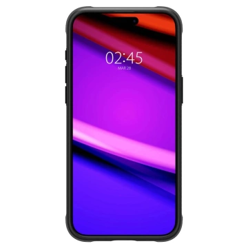 Etui Spigen Rugged Armor Mag Magsafe für Apple iPhone 15 Pro Mattschwarz