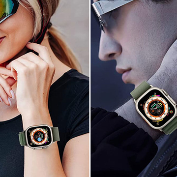 Alogy Sportarmband für Apple Watch 4/5/6/7/8/SE/Ultra (42/44/45/49 mm) Grün