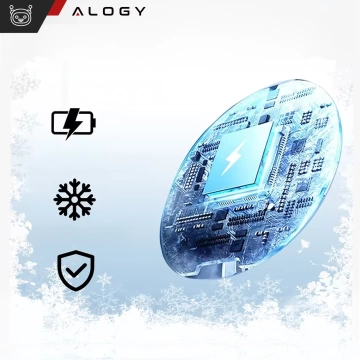 3-in-1 MagSafe QI-Wireless-Ladegerät für Apple iPhone, AirPods und Apple Watch, Alogy QI-Ladeständer, Schwarz