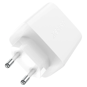 Ładowarka sieciowa Acefast szybka GaN 65W 2xUSB-C/USB-A PPS PD QC4+ biała 