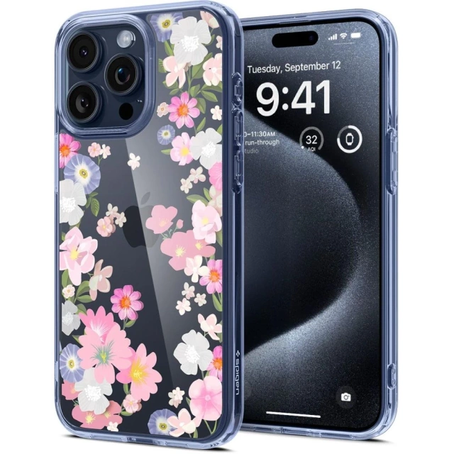 Etui Spigen Ultra Hybrid do Apple iPhone 15 Pro Blossom