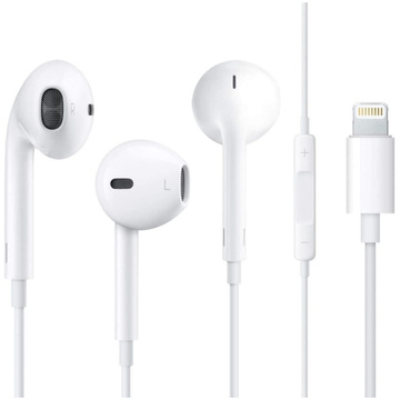 Ear Pods Lightning kabelgebundene Kopfhörer für Apple iPhone iPad iPod In-Ear Weiß